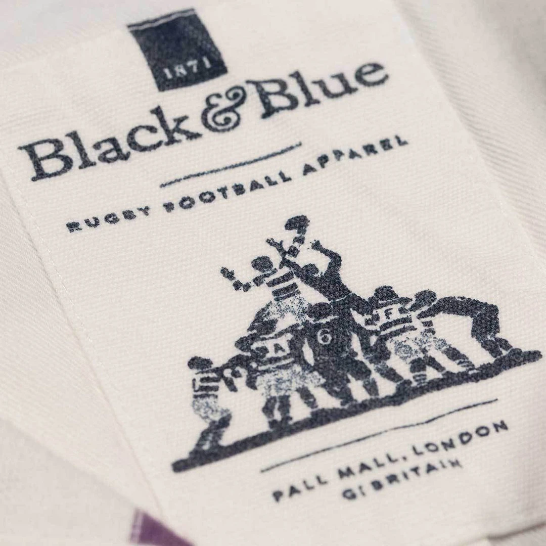 Black & Blue 1871 Clothing Belsize Park 1871 Rugby Shirt 9 Black & Blue 1871 Clothing Belsize Park 1871 Rugby Shirt