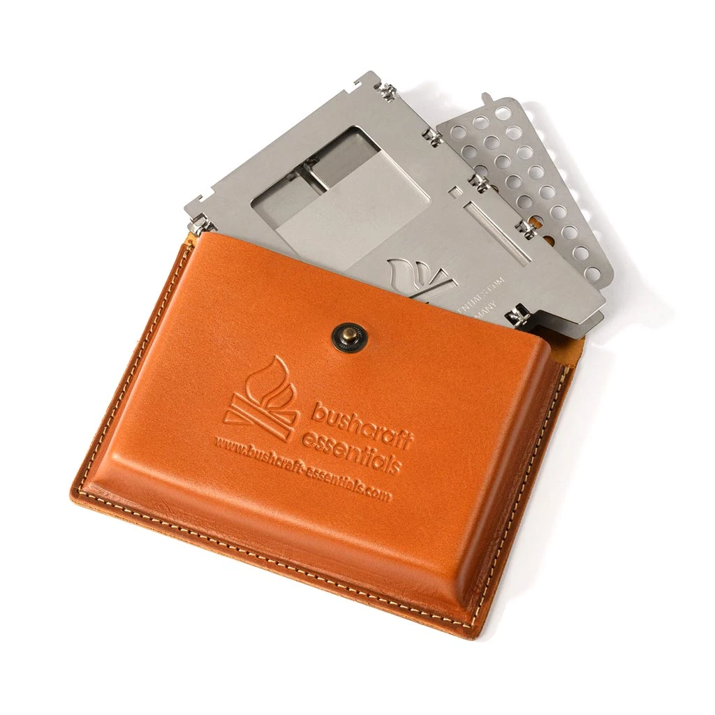 Bushcraft Essentials Camping Kit Leather Pouch Bushbox LF 8 Bushcraft Essentials Camping Kit Leather Pouch Bushbox LF