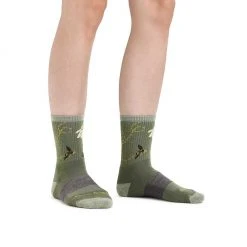 Darn Tough Clothing Queen Bee Micro Crew Lightweight W/ Cushion | Women's 8 Darn Tough Clothing Queen Bee Micro Crew Lightweight W/ Cushion | Women's