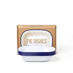 Falcon Enamelware Home, Garden & Cooking Pie Dishes (Set Of 4)