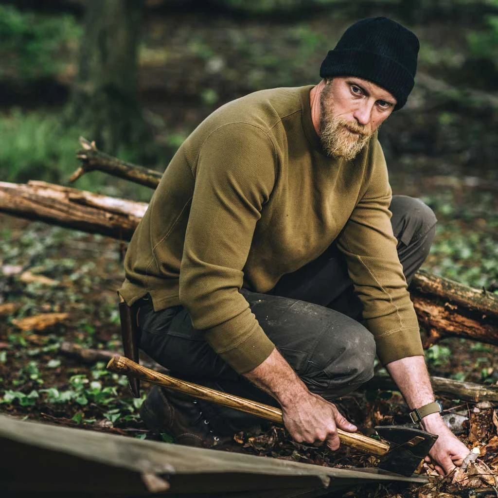 Filson Waffle Knit Thermal Crewneck 8 Filson Waffle Knit Thermal Crewneck