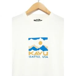 KAVU New Sticker Square Tee | Men's