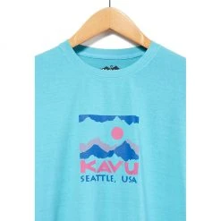 KAVU New Sticker Square Tee | Men's