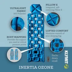 Klymit Camping Kit Inertia Ozone Camping Mat