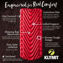 Klymit Insulated Static V Luxe Camping Mat Camping Kit
