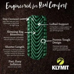 Klymit Camping Kit Static V Short Camping Mat 13 Klymit Camping Kit Static V Short Camping Mat
