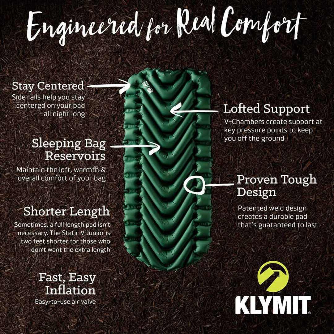 Klymit Camping Kit Static V Short Camping Mat 6 Klymit Camping Kit Static V Short Camping Mat