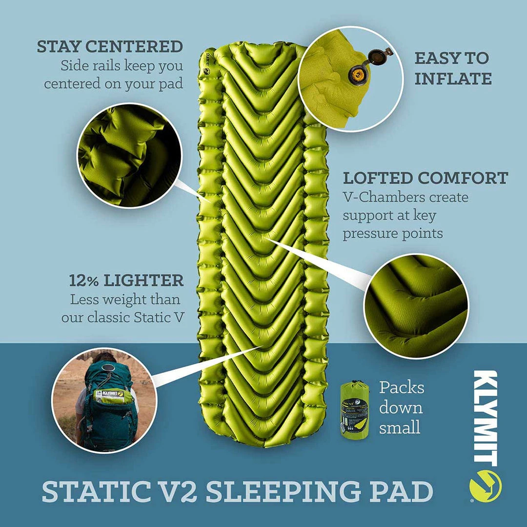 Klymit Camping Kit Static V2 Camping Mat 8 Klymit Camping Kit Static V2 Camping Mat