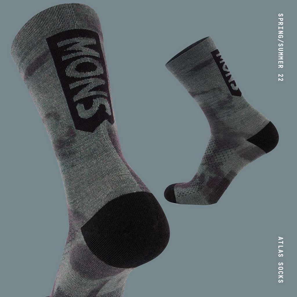 Mons Royale New Atlas Crew Sock Digital 5 Mons Royale New Atlas Crew Sock Digital