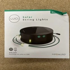 MPOWERD Luci Solar String | SMALL DEFECT SALE Camping Kit