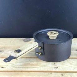 Netherton Foundry 6" Spun Iron Glamping Pot With Lid