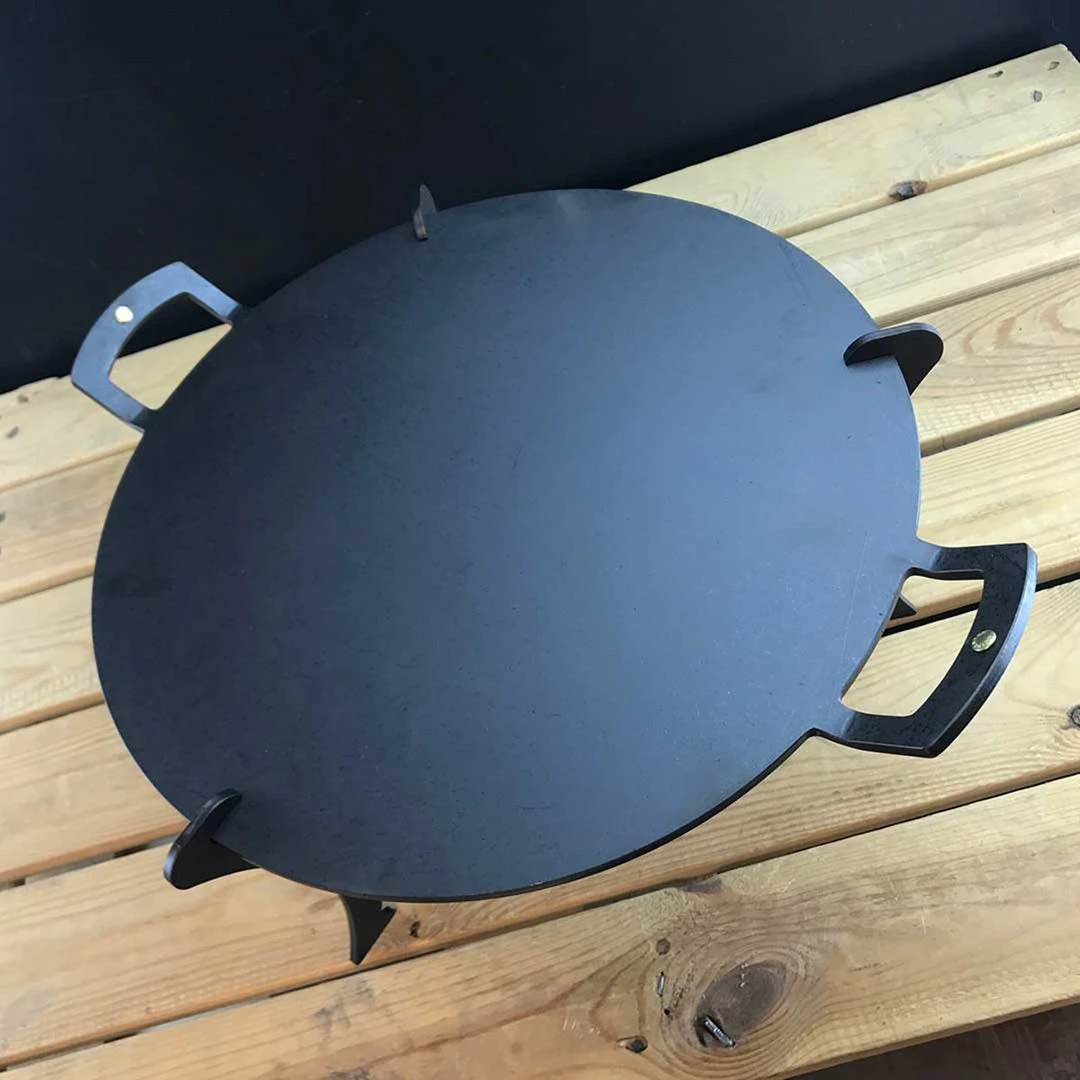 Netherton Foundry Home, Garden & Cooking Black Iron 15" Chapa Griddle Plate 4 Netherton Foundry Home, Garden & Cooking Black Iron 15" Chapa Griddle Plate