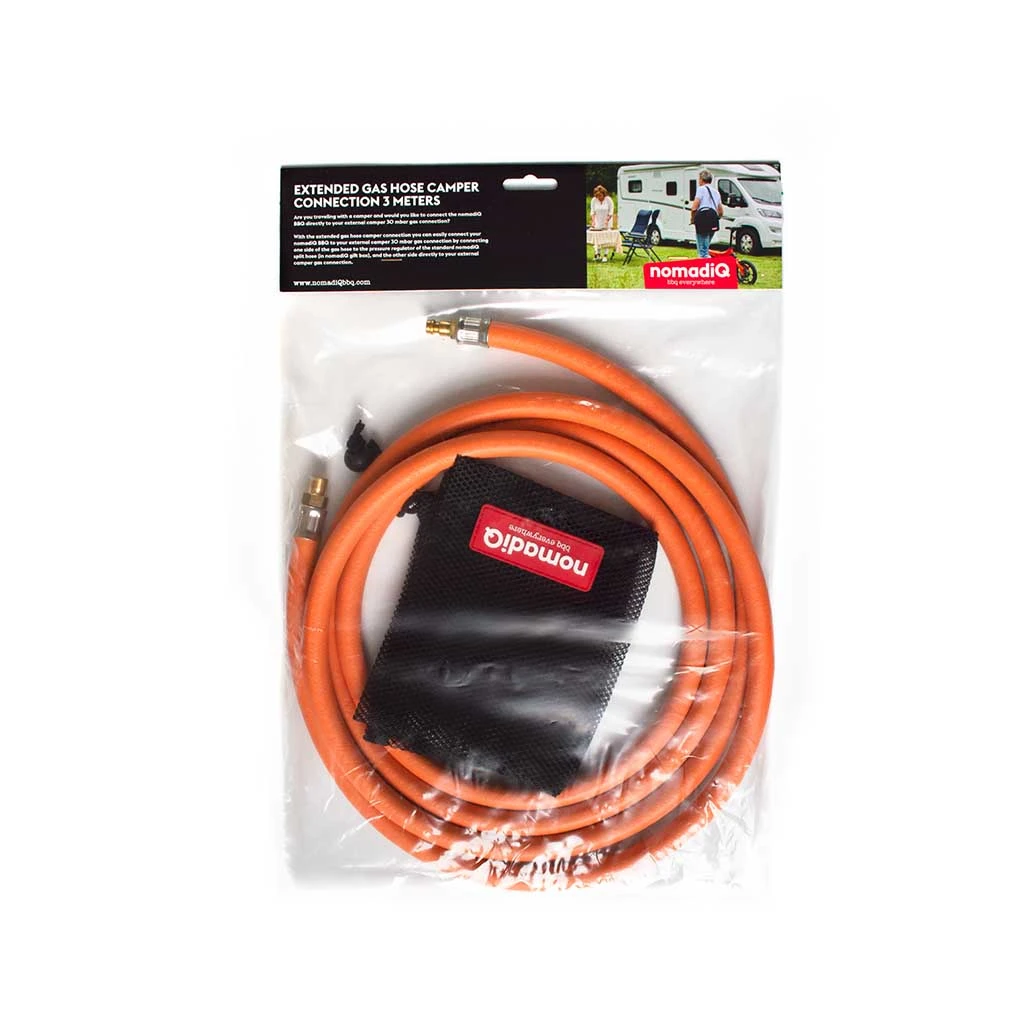 NomadiQ Extended Gas Hose W/ Motorhome Connection 6 NomadiQ Extended Gas Hose W/ Motorhome Connection