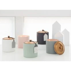 Paddywax Hygge 15oz Ceramic | Rosewood & Patchouli