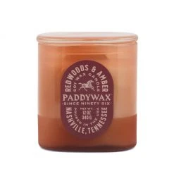 Paddywax Home, Garden & Cooking Vista 12oz Candle | Redwoods & Amber