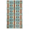 Pendleton Oversized Jacquard Spa Towel | Aqua 2 Pendleton Oversized Jacquard Spa Towel | Aqua