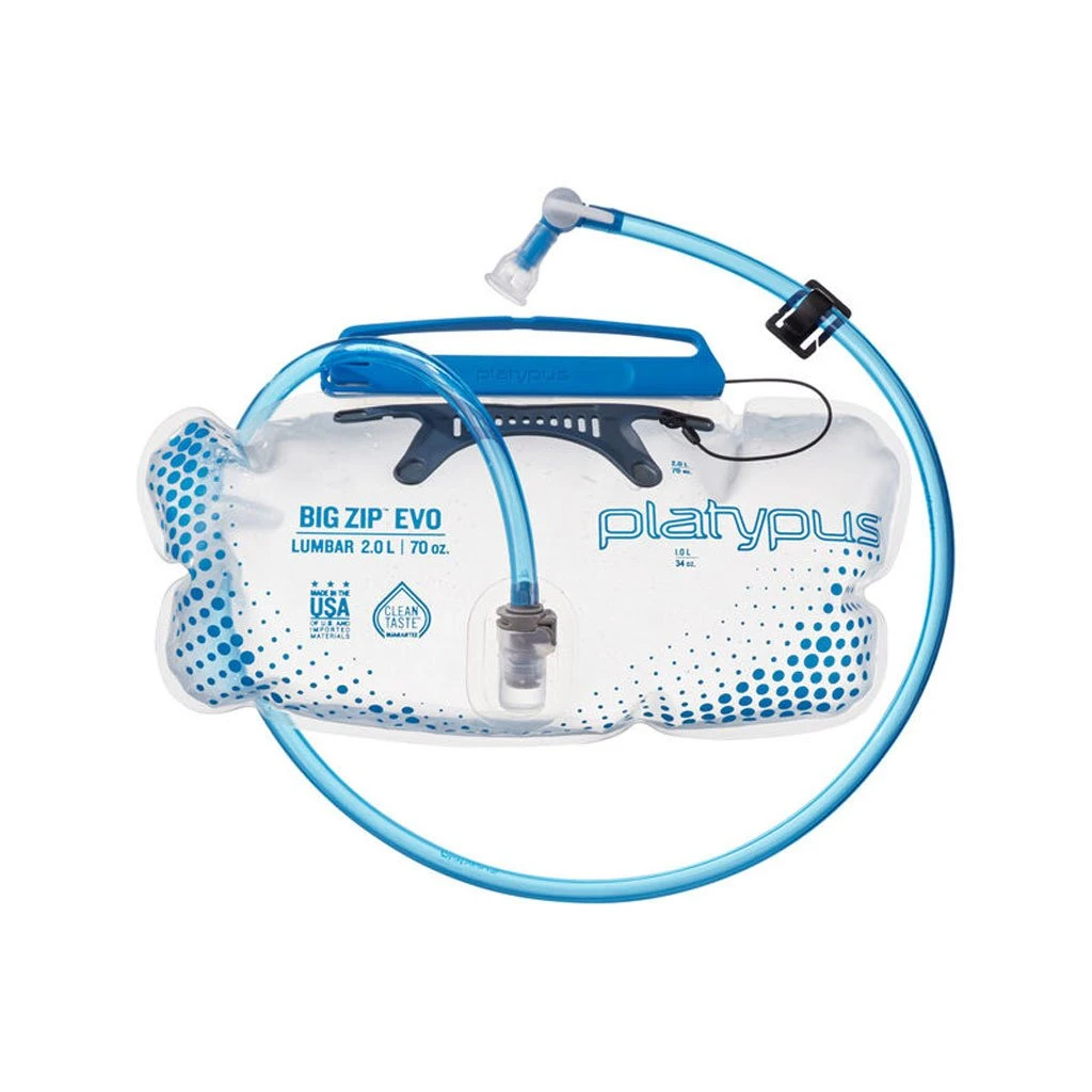 Platypus Big Zip EVO 2.0L Lumbar Water Bladder Camping Kit 3 Platypus Big Zip EVO 2.0L Lumbar Water Bladder Camping Kit