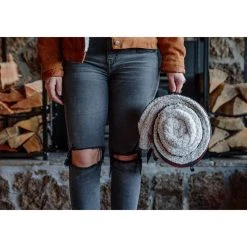 Rumpl Camping Kit Flannel Sherpa Blanket