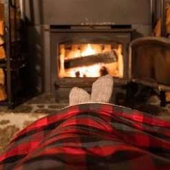 Rumpl Camping Kit Flannel Sherpa Blanket