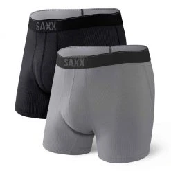 SAXX Underwear Quest Boxer Brief Fly | 2 Pack