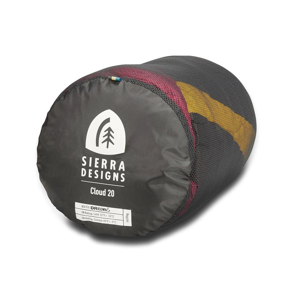 Sierra Designs Camping Kit Cloud 800F 20°F Sleeping Bag 15 Sierra Designs Camping Kit Cloud 800F 20°F Sleeping Bag