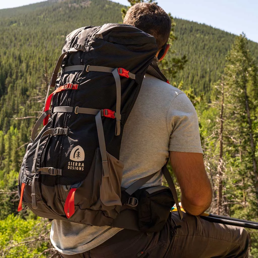 Sierra Designs Flex Capacitor 60-75 Backpack With Waist Belt New 12 Sierra Designs Flex Capacitor 60-75 Backpack With Waist Belt New