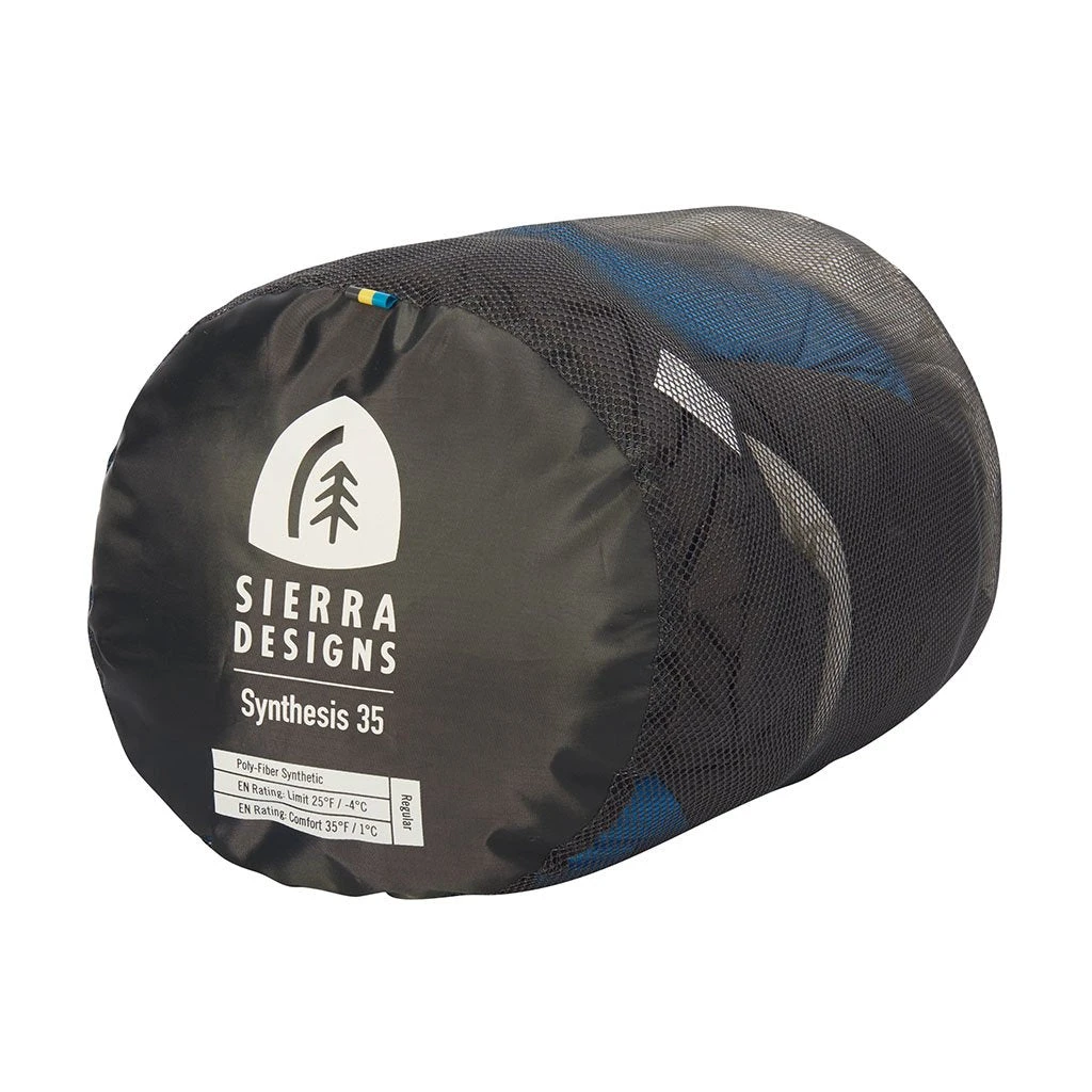 Sierra Designs Camping Kit Synthesis 35°F Sleeping Bag 11 Sierra Designs Camping Kit Synthesis 35°F Sleeping Bag