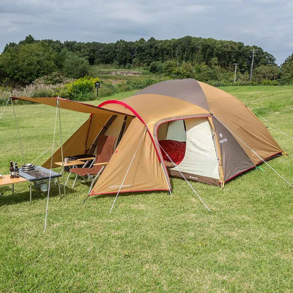 Snow Peak Camping Kit Amenity Dome Tent 6P 13 Snow Peak Camping Kit Amenity Dome Tent 6P