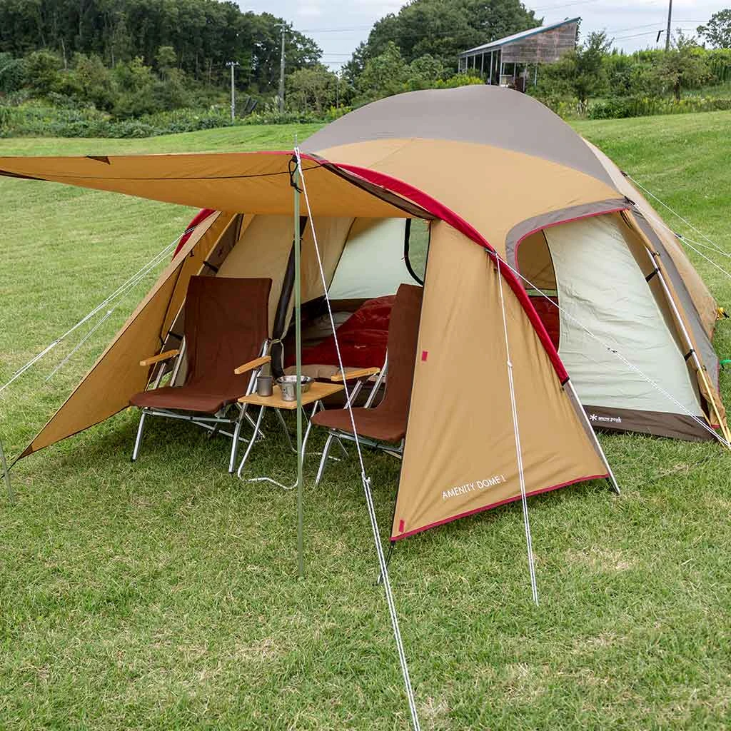 Snow Peak Camping Kit Amenity Dome Tent 6P 11 Snow Peak Camping Kit Amenity Dome Tent 6P