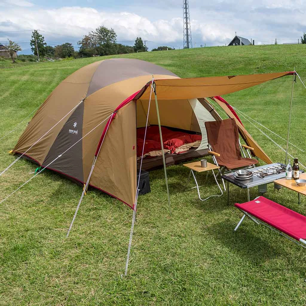 Snow Peak Camping Kit Amenity Dome Tent 6P 14 Snow Peak Camping Kit Amenity Dome Tent 6P