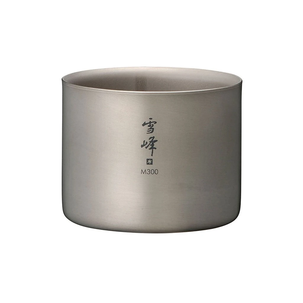 Snow Peak Double Wall Titanium Stacking Mug M300 Camping Kit 3 Snow Peak Double Wall Titanium Stacking Mug M300 Camping Kit