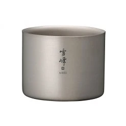 Snow Peak Camping Kit Double Wall Titanium Stacking Mug M400