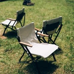 Snow Peak Camping Kit Luxury Low Chair