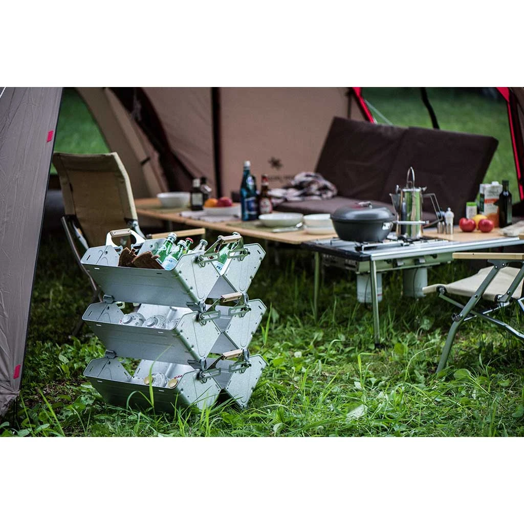 Snow Peak Stacking Shelf Container 25 Camping Kit 7 Snow Peak Stacking Shelf Container 25 Camping Kit