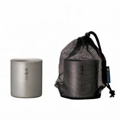 Snow Peak Camping Kit Titanium Double Wall H200 Stacking Mug