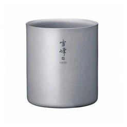 Snow Peak Camping Kit Titanium Double Wall H450 Stacking Mug