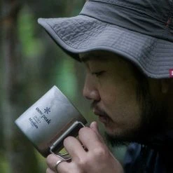 Snow Peak Titanium Double Wall Mug 300 Ml Camping Kit