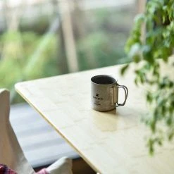 Snow Peak Titanium Double Wall Mug 300 Ml Camping Kit