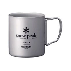 Snow Peak Camping Kit Titanium Double Wall Mug 450 Ml