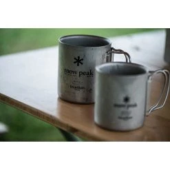 Snow Peak Camping Kit Titanium Double Wall Mug 450 Ml