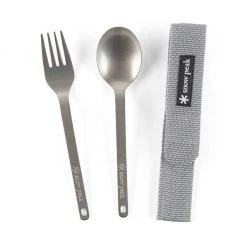 Snow Peak Titanium Fork & Spoon Set