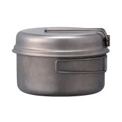 Snow Peak Camping Kit Titanium Multi Compact Cooker Set