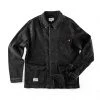 &SONS Black Denim Carver Jacket Clothing