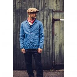 &SONS Blue Bolt Chore Jacket Clothing
