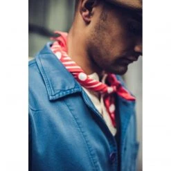 &SONS Blue Bolt Chore Jacket Clothing