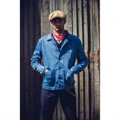 &SONS Blue Bolt Chore Jacket Clothing