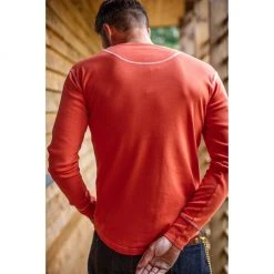 &SONS New Elder Henley Shirt Clothing