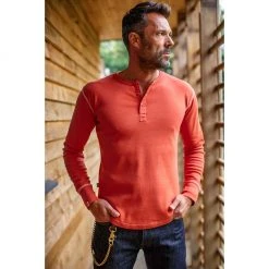 &SONS New Elder Henley Shirt Clothing