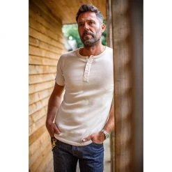 &SONS New Elder Henley Short Sleeve Shirt