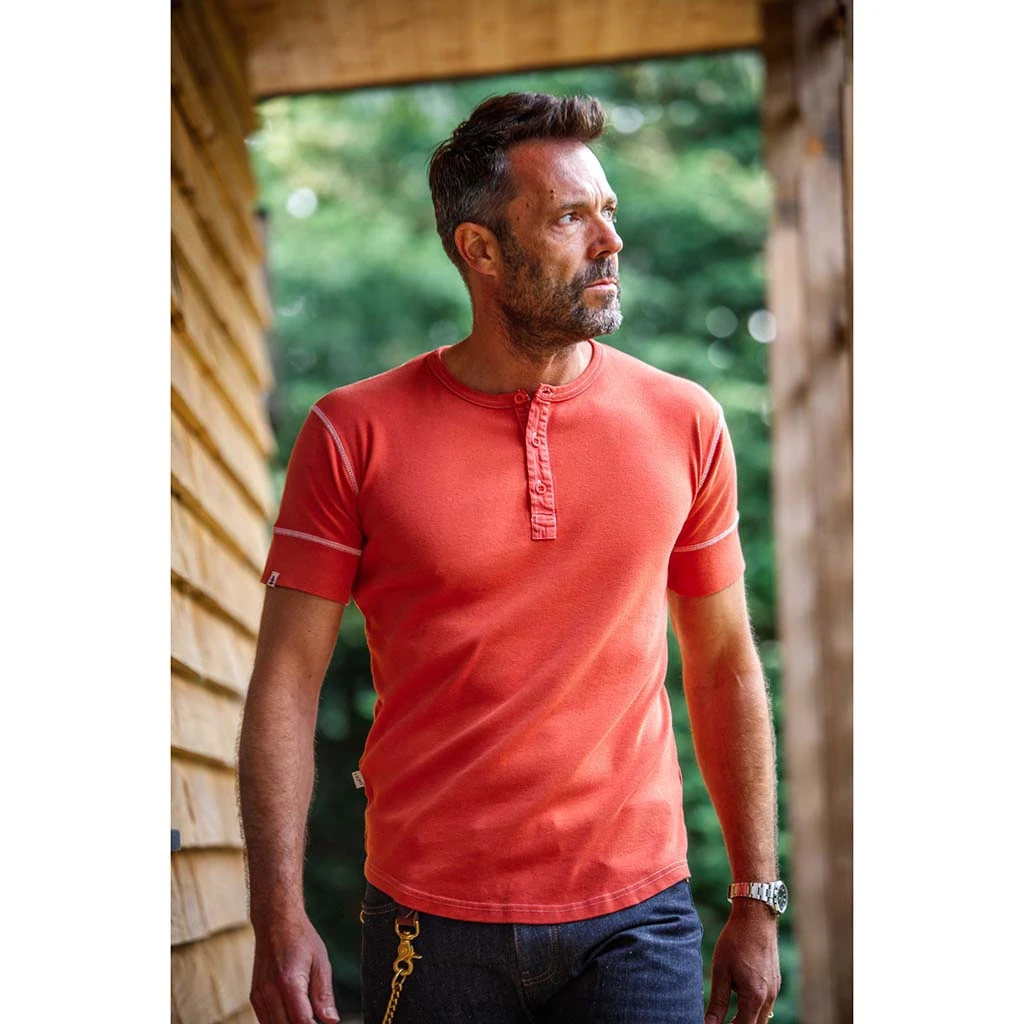 &SONS New Elder Henley Short Sleeve Shirt Clothing 16 &SONS New Elder Henley Short Sleeve Shirt Clothing